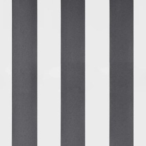 Antracitszürke és fehér kézzel kihúzható napellenző 450x350 cm