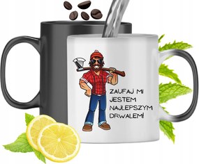 Mágikus Bögre Favágónak Színváltó Nyomtatott Fényképpel