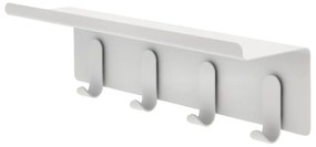 Világosszürke acél fali fogas polccal 11,5 cm A-Hallway – Zone