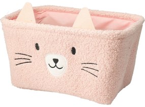 Hatu Gyerek tároló kosarak szett Macska, 2 db,rózsaszín