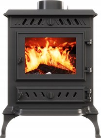 Ăntöttvas kĂĄlyha szabadonĂĄllĂł kĂĄlyha kecske öntöttvas 7,3kW fa kandallĂł P3