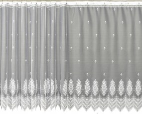 Mg Függöny jacquard 4066 Fehér 250X160cm Kész M Szalaggal