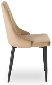 Bézs Bársony Étkezőszék. BARI
