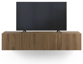 Natúr színű TV-állvány tölgyfa dekorral 180x38x35 cm Daroca – Marckeric