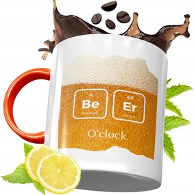 Narancssárga Bögre Alkoholistáknak Ajándék fényképes nyomattal