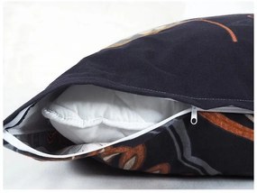 B.E.S. Petrovice Éjszakai levelel flanel ágyneműhuzat, 140 x 200 cm, 70 x 90 cm