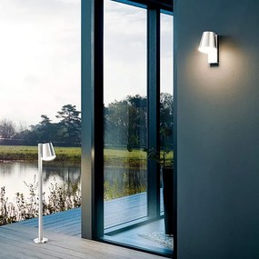 Eglo 97484 - LED Dimmelhető kültéri fali lámpa CALDIERO-C 1xE27/9W/230V matt króm