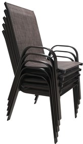 AKCIÓ Barna rakásolható szék ALDERA II. minőség