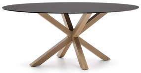 Étkezőasztal üveg asztallappal 100x200 cm Argo – Kave Home