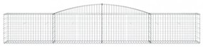 íves horganyzott vas gabion kosár 400x50x60/80 cm