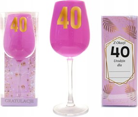 Ajándék 40. Születésnapra Nőknek Nagy Borospohár 40 éveseknek