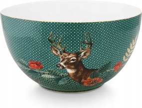 Miska Winter Wonderland Szarvas Zöld PiP Studio, 1500 ml