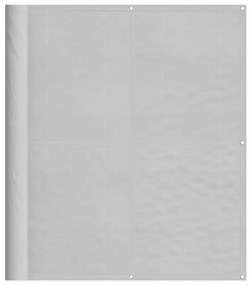 világosszürke 100% oxford poliészter erkélyparaván 120 x 500 cm