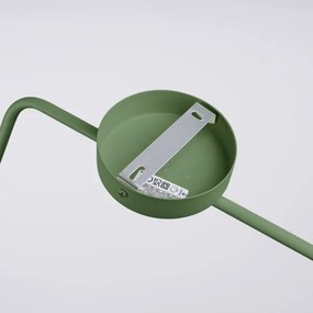 Sollux SL.1700 - Fali lámpa NOX 1xE14/10W/230V zöld