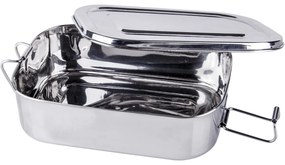 Toro rozsdamentes acél Tiffin doboz 1 l, 18 x 13 x 5 cm