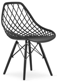 AKCIÓ Fekete ROTEN szék fekete lábakkal, II. osztály