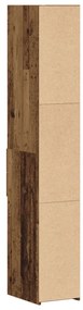 Magas szekrény Régi fa 30x42,5x185 cm Mérnöki fa