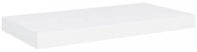 4 db fehér MDF fali polc 50 x 23 x 3,8 cm