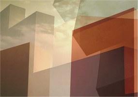 Design fotótapéta Flizelin falra Absztrakt tömbök 208x146