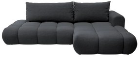 Sarokkanapé Ombre (J) (fekete + fekete). 1099478