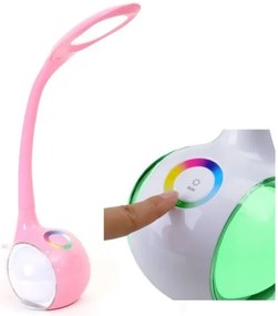 LED RGB Szabályozható asztali lámpa LED/7W/230V rózsaszín