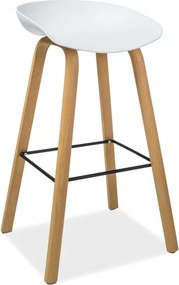 Hoker bárszék Sting tölgy/fehér Sig