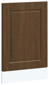 vidaXL mosogatógép panel Porto&quot; Barna tölgy 45x1,5x67cm Méretezett fa&quot;