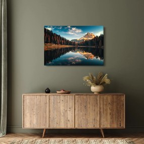 Kép - alpesi, olaszország, dolomitok, Antorno (90x60 cm)