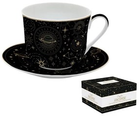 R2S.1454CELE Porcelán reggelizőcsésze+alj 400ml dobozban,Atmosphere, Celestial