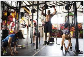 Poszterek 155x105 Edzőterem Edzés Teljesítmény