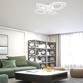 LED Dimmelhető felületre szerelhető csillár LED/95W/230V 3000-6500K + távirányítás