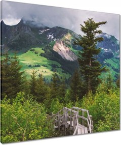 Vászonkép 60x60 Híd Építészet Tájkép