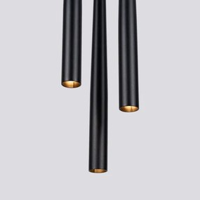 Sollux SL.1463 - Csillár zsinóron BLISS 3xG9/8W/230V fekete