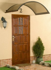 Bejárati előtető LANITPLAST ONYX 250/75 barna