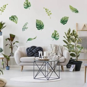 INSPIO Öntapadós tapéták falra - Trópusi levelek