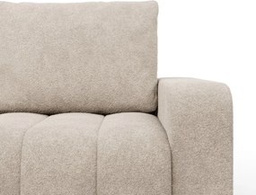 Modena sarokkanapé, szövet anyag, univerzális oldal, bézs