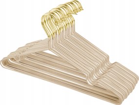 Ruhaakasztók Ruhaakasztó Szekrény Akasztó Arany 20 Db