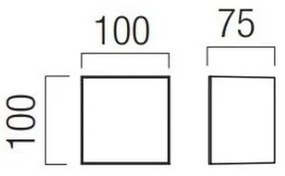 Redo 90321 - LED kültéri lámpa KODIAK LED/5W/230V 4000K 10 cm IP65 fehér