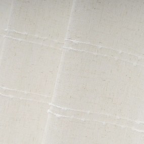 Fehér-bézs lenkeverék függöny 140x260 cm Nodes – Casa Selección