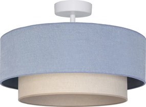 Brilagi - BOHO ECO LED felületre szerelhető csillár 1xE27/10W/230V Ø 40 cm kék/krémszínű