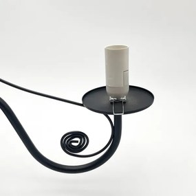 Brilagi - LED Csillár láncon COTTAGE 5xE14/40W/230V fekete/fehér