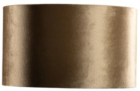 Bársony lámpabúra bronz színű, arany belsővel 35/35/20