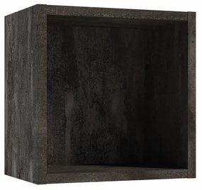 Polcos doboz Naturel Stilla 30x30x20 cm fekete STILLAA03010