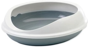 Fehér-szürke macskatoalett 49x55 cm Savic Figaro – Plaček Pet Products