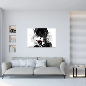 Kép - A titokzatos nő (90x60 cm)