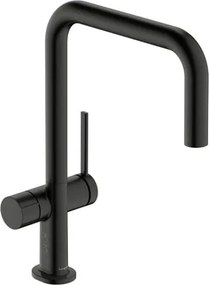 Hansgrohe Talis mosogató csaptelep elzárószeleppel csiszolt fekete króm 72807340