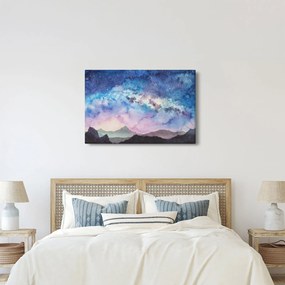 Kép - Milky Way, akvarell (90x60 cm)