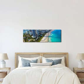 Kép - Miami, Florida (órával) (90x30 cm)