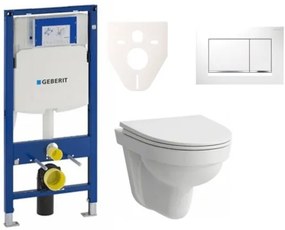 Fali WC szett Geberit előtétfalas szereléshez + Laufen Pro Nordic WC SIKOGES3H5