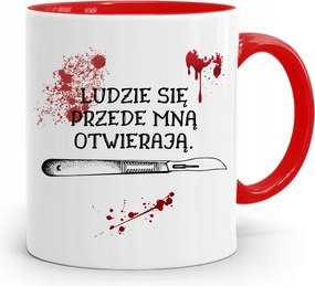 Piros Bögre Az Orvosnak, fényképes nyomattal